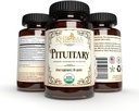 Organic Pituitary Blend - 60 Vegan Capsules in a Glass Bottle - for Maximum Pituitary Support - by Khroma Herbs
