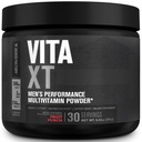 Ge Jacked Factory Vita XT Performance Vitamine Poeder - Dagelijks Multivitamine Poeder voor mannen met KSM-66 Ashwagandha, Prebiotic Fiber, Vitamine A, C, D, K, B6, B12, & More - Fruit Punch, 30Sv