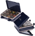 Pillen Organisator 3 keer per dag, Weekly Pill Box Medicine Organizer Box, Travel Double Side 7 dagen pil geval met Back-up One Day Hold, voor visolie, vitamine houder supplement