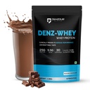 DENZOUR NUTRITION Denz Whey Protein Powder | 25g Protein + 5.5g BCAA | Belgium Chocolate Flavour | Fast Digesting & Lab Tested | Muscle Recovery & Strength | 1.08kg | 30 Servings