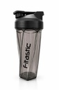 Vortex Shaker Bottle – 700 ml Self-Mixing Shaker for Protein, Gym & Fitness | BPA-Free | No Ball Needed(Charcoal Black) (Black)