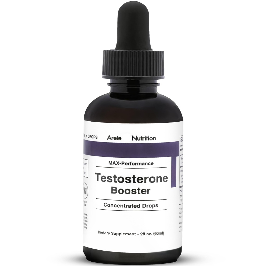 Testosteron Booster - Supplement Mannen en vrouwen met Tribulus Terrestris en Tongkat Ali voor verbetering, spierherstel en energie - 2oz vloeibare fles