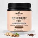 Testobooster Coffee 100g | Herbal Coffee with Tongkat Ali Ashwagandha L-Theanine | Unflavoured for Men’s Daily Energy & Vitality