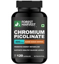 Chromium Picolinate 400 mcg with Biotin | 100% RDA Biotin | 120 Veg Capsules | Glucose Metabolism, Hair, Skin & Energy Support | WHO-GMP, ISO, HACCP Certified