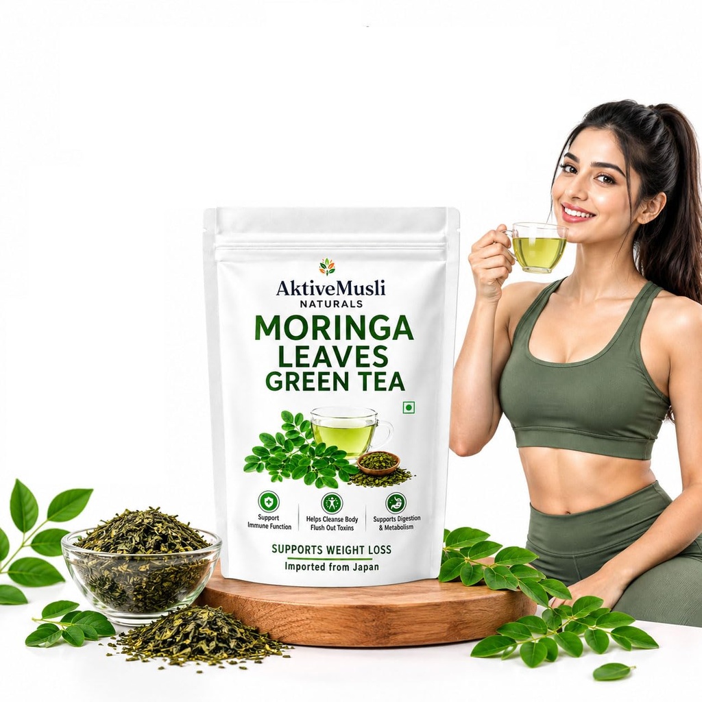 Moringa Tea Leaves Immunity Booster High Antioxidants Improves Green Tea