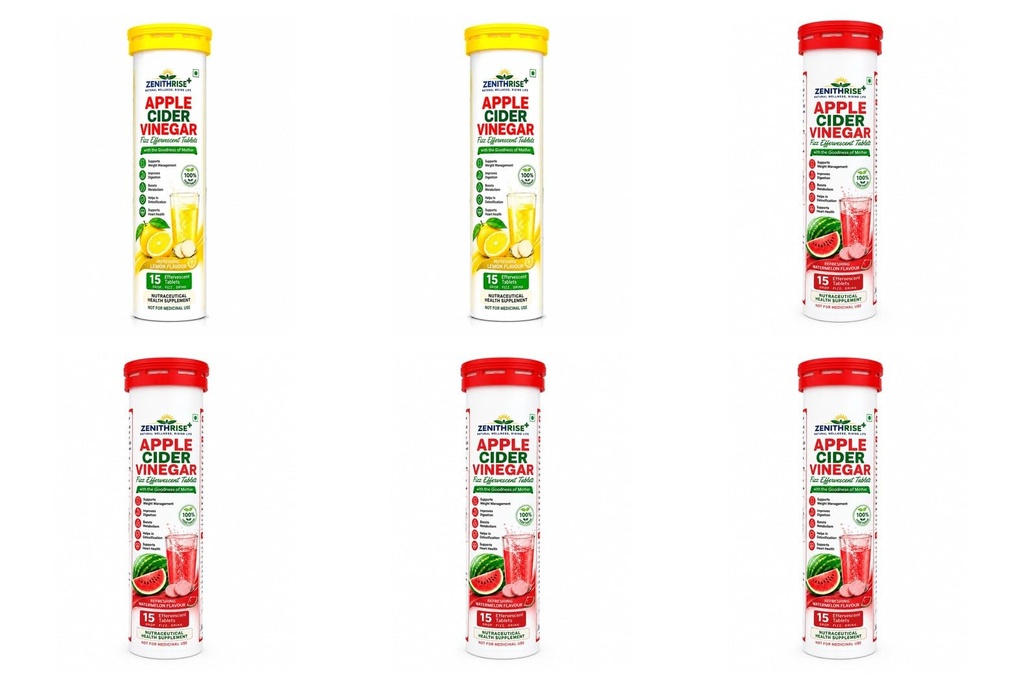 Zenithrise Plus Combo ACV Lemon 2 + ACV Watermelon 4 (6 pcs)
