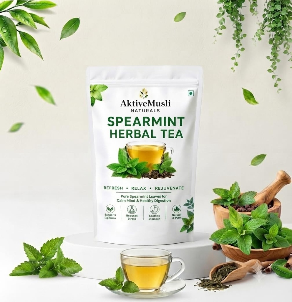 Spearmint Herbal Tea Cure Facial and Acne Due to Hormonal Imbalance Herbal Tea