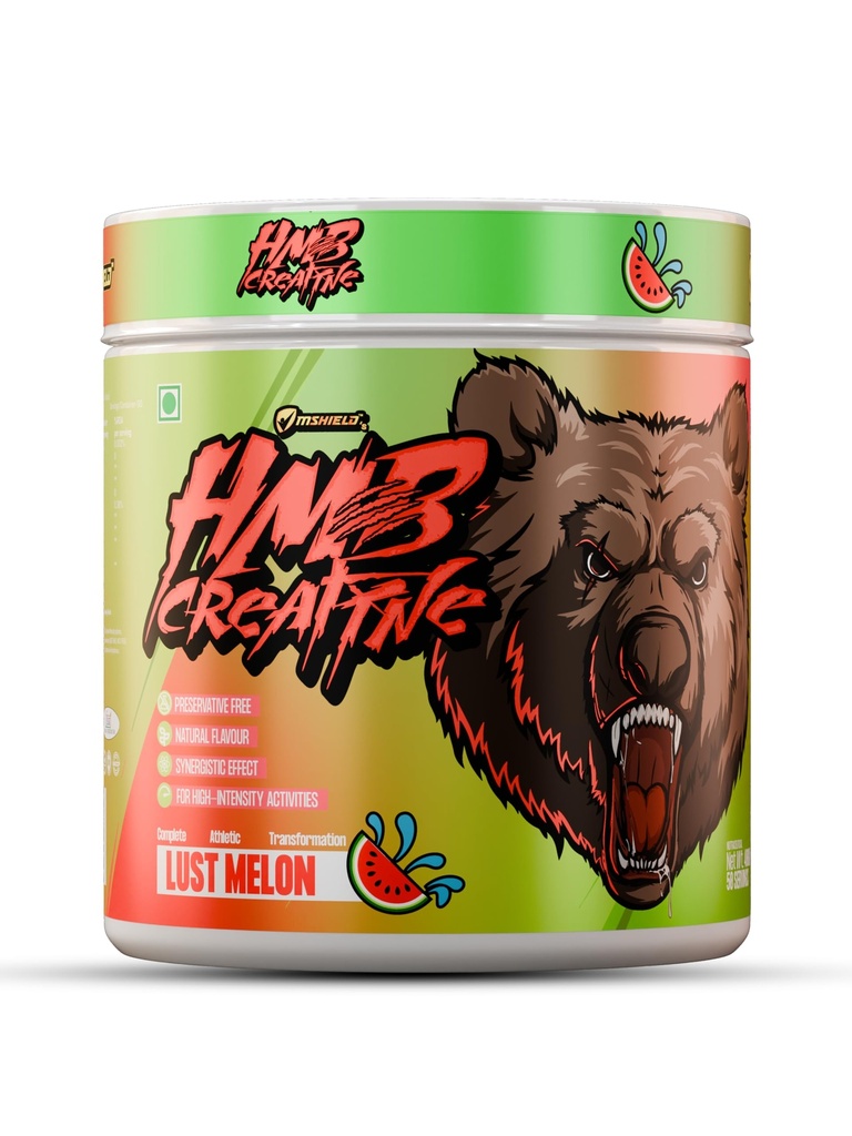 HMB Creatine Monohydrate Muscle Support, Lust Melon, 400g