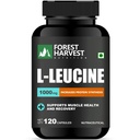 L-Leucine | 1000 mg per Serving | Supports Muscle Growth, Recovery & Strength | Fitness & Performance Support | 120 Veg Capsules | FSSAI, WHO-GMP, ISO & HACCP Certified