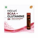 reicuri BCAA + Glutamine, Pack of 20 Ready-to-Drink Vials