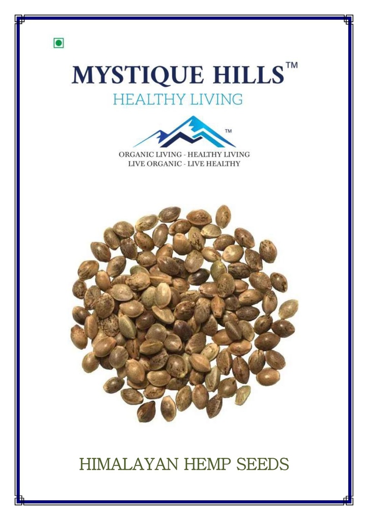 Mystique Hills Raw Hemp Seeds, 500 g