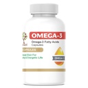 Vegan Omega-3 Capsules | Ayurvedic Plant-Based Supplement | Eye Health, Skin, Muscles, Joint & Bone Support | 60 Veg Capsules