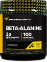 Primaforce Beta Alanine Powder, Unflavored, 200 Gram - Glutenvrij, Non-GMO-supplement voor mannen en vrouwen