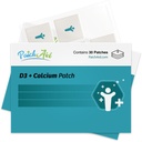 PatchAid D3/Calcium Topische Patch Ondersteunt botsterkte & Calcium 