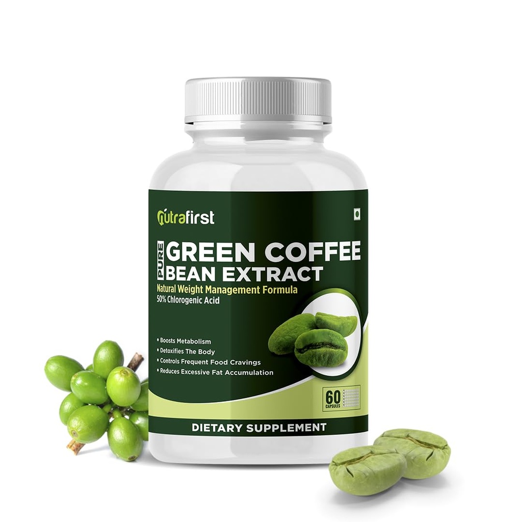 Nutrafirst Green Coffee Bean Extract Capsules 60 Caps