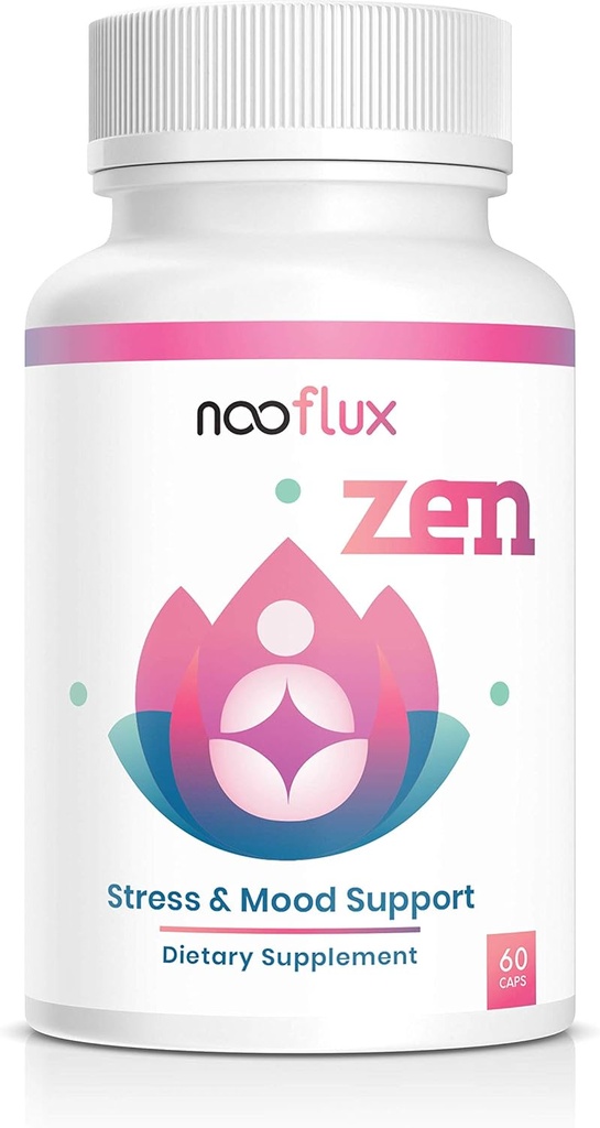 Supplément de support immunitaire - Soulagement du stress et de l'humeur - Ashwagandha Rhodiola Rosea Kava Kava L Theanine Safran - Zen