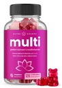 NutraChamps Multivitamine voor vrouwen, 120 Tel, Vitaminen A, B, C, D, E, Biotine, Foliumzuur, Vrouwen Gummy Multivitaminen, Kauwbare Dagelijkse Multi Gummy Vitaminen voor vrouwen