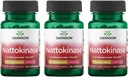 Swanson Nattokinase 2000 Fibrinolytische Eenheden 100 Milligrammen 30 Capsules Enzyme (3 Verpakking)