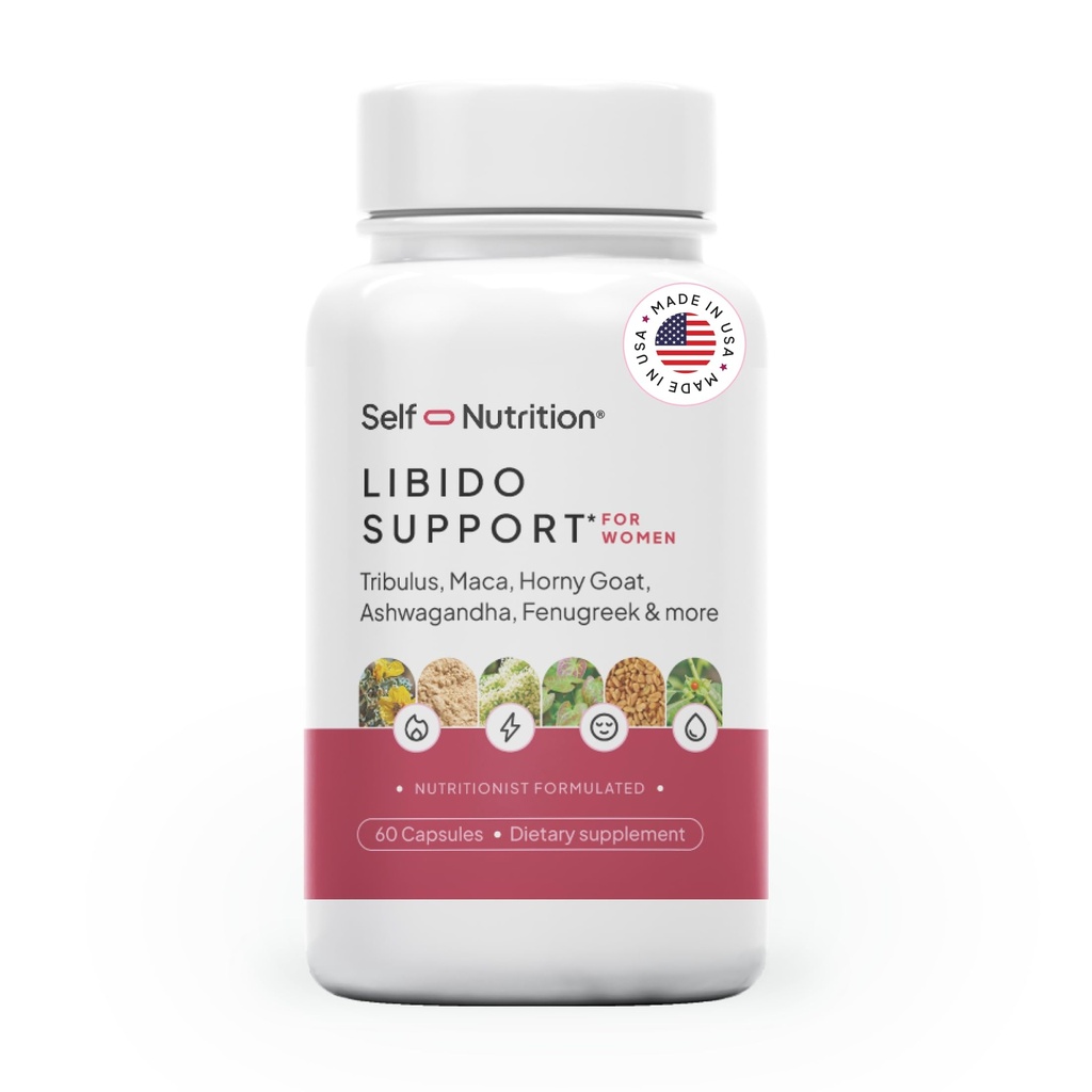 Libido Support for Women, Sensibility & Desire, Libido Booster for Women with Horny Goat Weed, maca, tribulus, ashwagandha & More - Vegan, USA, Keto, Third-Party Testing - 60 Capsules.
