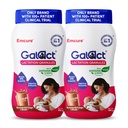 Galact Lactation Granules 400g X 2 | India's Only Brand with 100+ Patient Clinical Trial | Lactation Supplement for Breastfeeding | 4X Milk Boost | Shatavari & 6 Herbs | 40 Days Pack | Chocolate
