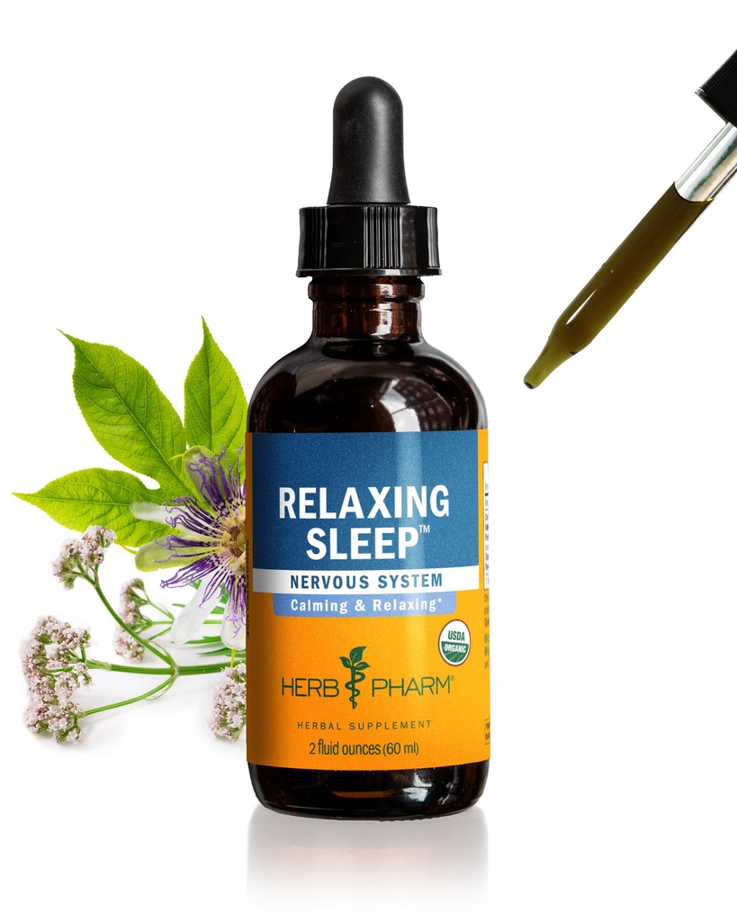 Herb Pharm Relaxing Slaap Kruiden Formule met Valeriaan Liquid Extract - 2 Oz