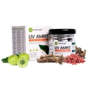 Smartveda Liv Amrit - Ayurvedic Supplement with Kutki & 16 Herbs for Liver Support | Helps with Fatty Liver, Liver Health, Indigestion, and Liver Detox | Set of 2 Bottles (60 Tablets Each)