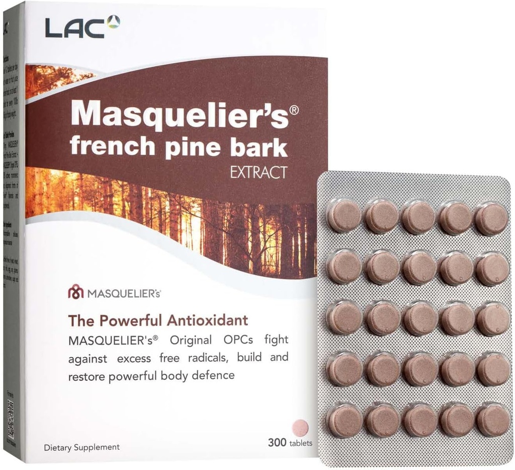 LAC Masquelier's French Pine Bark Extract (300 tabletten)