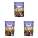 Happilo Premium Roasted Flax Seeds 250g | Omega-3 & Fiber Rich | Healthy Diet Snack | Alsi Seeds for Weight Management & Hair Growth (Pack of 3)