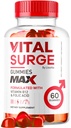 Surge Vital - Surge Vital pour les hommes Gummies, Vital Vita Surge Maximum Strength 1050 MG, Supplément VitalSurge Support Gummy Formule avancée, Gomitas Vitamine Premium (60 Gummies)