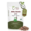 Graines de chardon de lait entier biologique (Silybum marianum) - Thé à base de plantes - European Wild-Harvest, Organic & Kosher Certified, Vegan, Non OGM & Gluten Free, USDA Certified, Origin - Albanie (16 Oz)