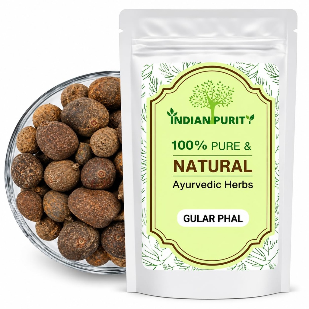 IndianPurity Gular Phal (100 Grams) | Pure & Raw Dried Cluster Fig (Ficus Racemosa/Goolar Phool) | Natural Herb for Diabetes Control, Digestive Health & Immunity | 100% Authentic Ayurvedic Herb