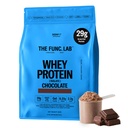 The Func. Lab Whey Protein Isolate - Chocolate Flavour | 500g | Grass‑Fed, 29g Protein, 6.37g BCAA per Scoop | High Protein Supplement for Muscle Growth, Digestion and Absorption Support