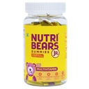 NutriBears Kids Multivitamin Gummies | 12 Essential Nutrients | No Artificial Colours or Sweeteners | Low Sugar | Immunity, Growth & Brain Development | Age 2-12 | Strawberry & Orange | 30 Gummy Bears