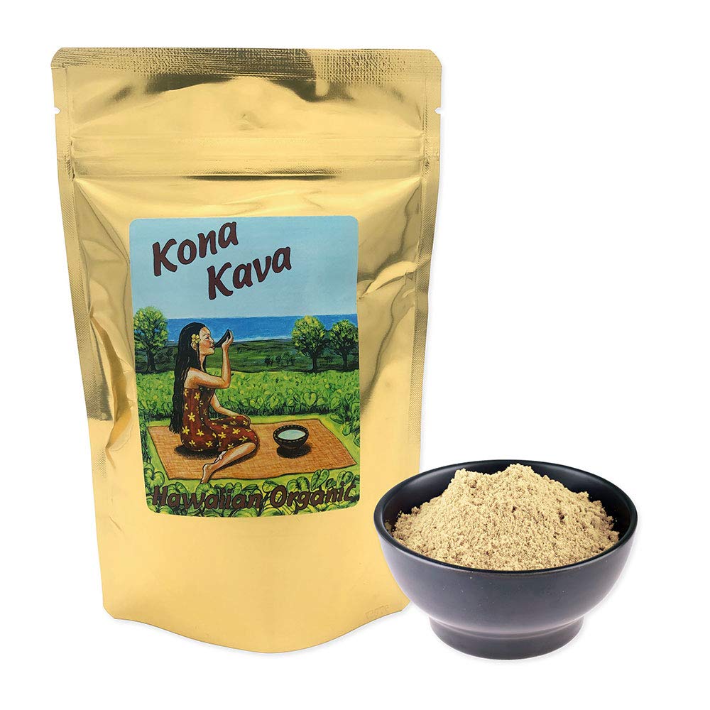 Kona Kava Instant 9% Kavalactone Kava Drink Mix - Banana Vanilla (4 oz)
