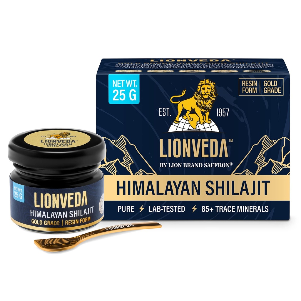 25g Original Himalayan Shilajit Resin(Certified Gold Grade) for Men, Gym, Stamina, Energy & Improved Health|100% Pure Shilajit/Shilajit Liquid ((Pack of 1)), 1 count, 25 grams