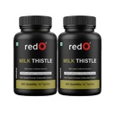 redO Milk Thistle & Herbal Extracts | Supports Healthy Function, Digestion & Metabolism | Veg Capsules for Men & Women | 60 Capsules (60 Days Supply)