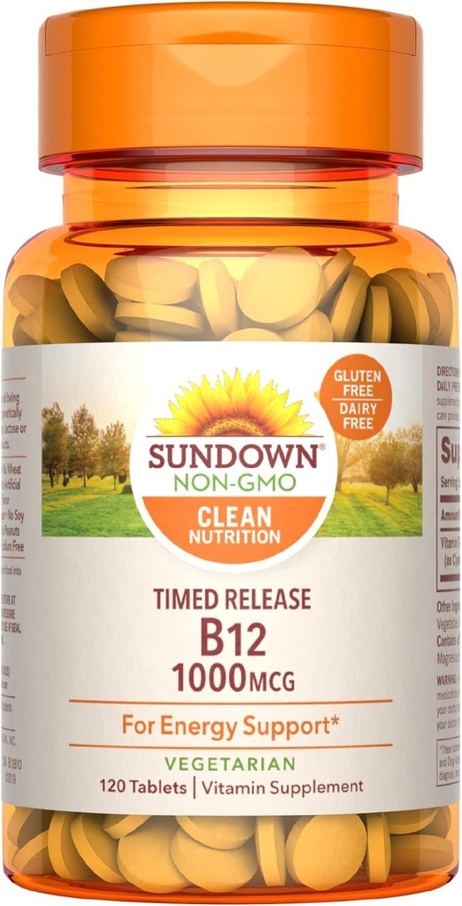 Sundown Vitamine B12, 120 tabletten