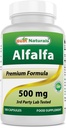Best Naturals Alfalfa Green Super Food 500 mg 180 capsules (180 telling (verpakking 1))