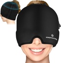 Gel IJs Migraine Hoofdpijn Relief Cap, verstelbare Hoofdpijn Cap Migraine met koord past op alle hoofden, koude compressie Migraine Relief Cap voor spanning, stress, Sinus, gezwollen ogen, warme / koude therapie