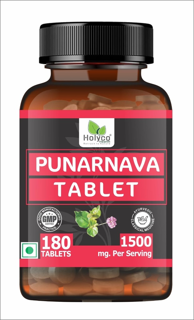 Punarnava Tablet 180 tablets, known as Boerhavia diffusa