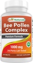 Meilleur complexe de pollen d'abeille naturel 1000 mg 120 comprimés