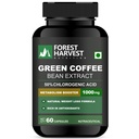 Green Coffee Bean Extract -1000 mg Per Serving | 60 Veg Capsules | 50% CGA | Standardized Plant-Based Extract | WHO-GMP, ISO, HACCP & FSSAI Certified