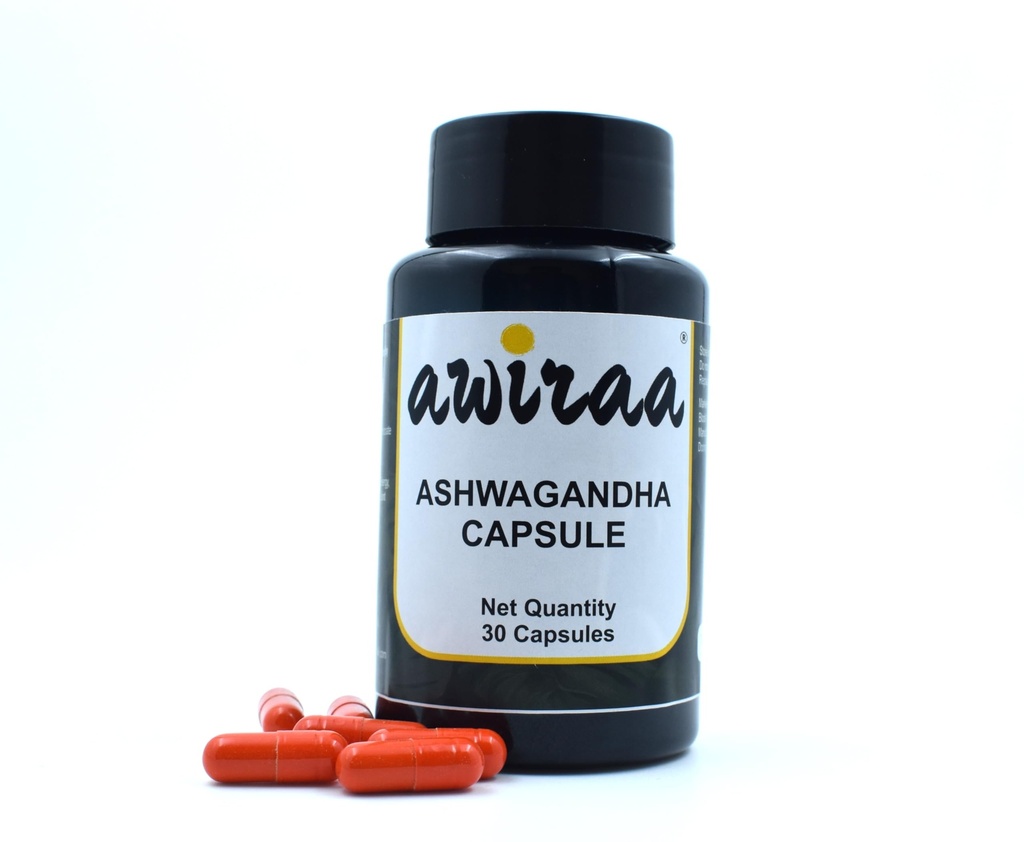 Ashwagandha 500mg Capsules | Stress Relief & Anxiety Support | Rejuvenates Mind & Body | Boosts Energy & Immunity | General Wellness Supplement – Pack of 30