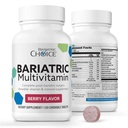 Bariatric Choice My Bariatric Chewable Multivitamine with Iron & 300mg Calcium, Berry (120ct)