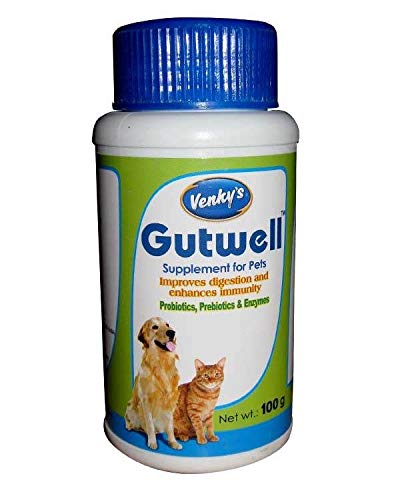 Venkys Venky's Gutwell Supplement for Dogs and Cats by Jolly and Cutie Pets (100gm(Pack of 1))