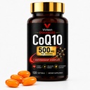 CoQ10 Supplement 500mg, Coenzyme Q10 Ubiquinone, Antioxidant & Cellular Energy Support, Heart Wellness Support, Daily Dietary Supplement for Adults, 120 Softgels