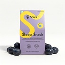 Sova Sleep Snack | Sugar Free Probiotic Melatonin Gummies | Deep Sleep | Relaxation & Stress Relief | Fall Asleep Faster | 5mg Melatonin | 2.5 Billion CFU | 30 Vegan Gummies | Non Habit Forming
