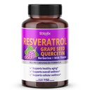Resveratrol met druivenzaad + quercetine Berberine + melkdistel Krachtige anti-aging - USA Made & Tested (150-day supply (pack of 1))