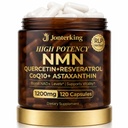 NMN Supplement, 1200mg Per Serving, 120 Capsules, 600mg NMN,Beta Nicotinamide Mononucleotide with Quercetin, Resveratrol, CoQ10 & Astaxanthin, Daily Supplement Formula, 60 Serving