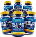 Nutrition Essentials Probiotic Dietary Supplement + Probiotica voor vrouwen en mannen met Lactase Enzyme + Nootropic Brain Support Supplement
